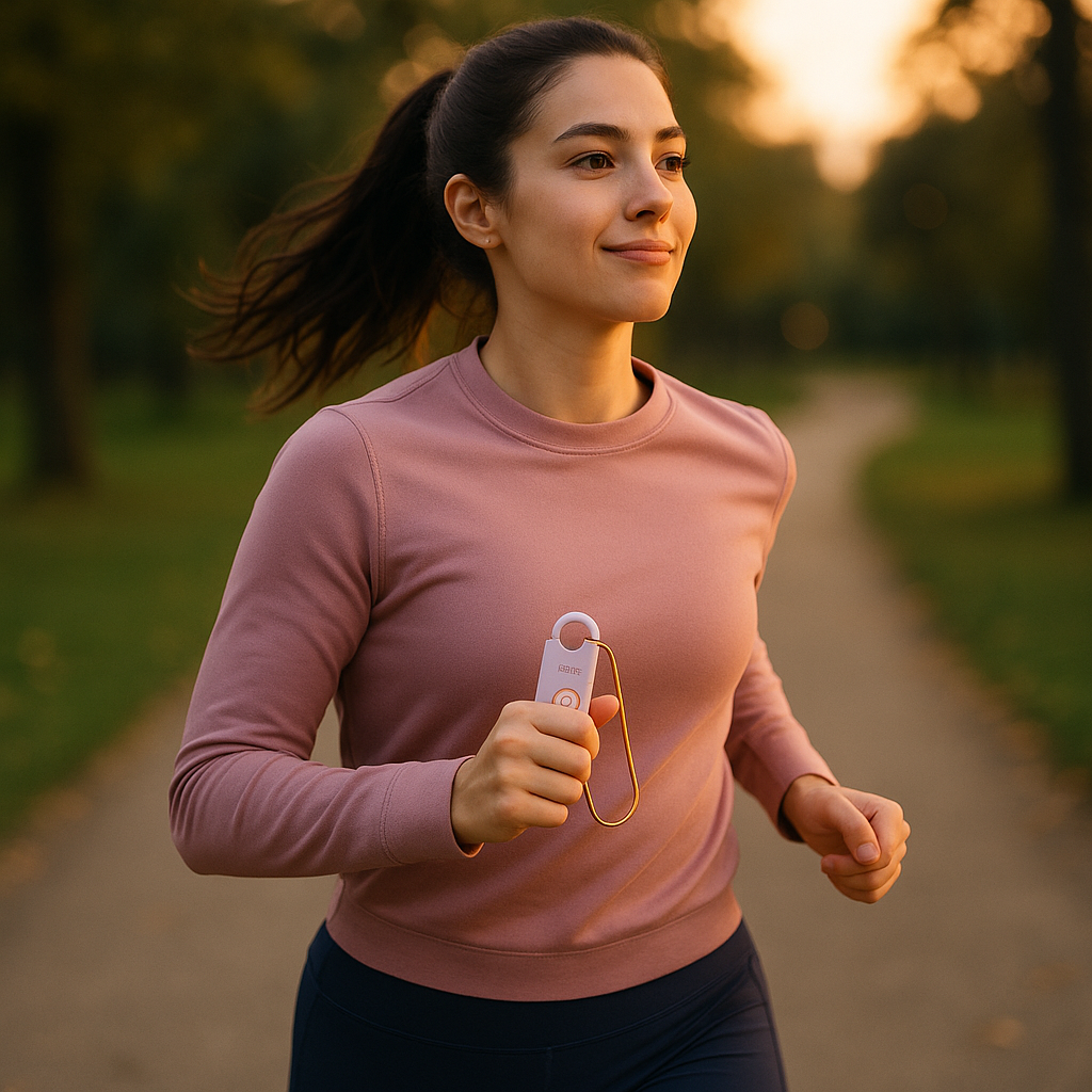 Alarme personnelle portable violette