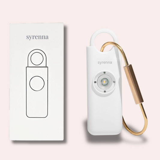 Alarme personnelle portable blanche